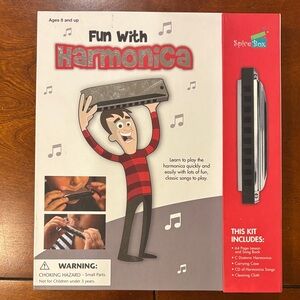 Fun With Harmonica Learning Kit - Black